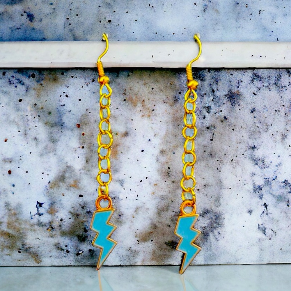 Lightning earrings